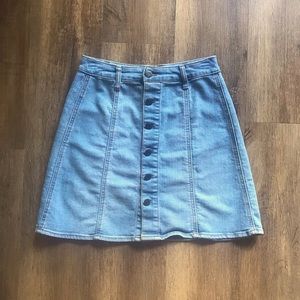 Denim(jean) mini skirt
